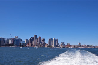 Blick auf Boston