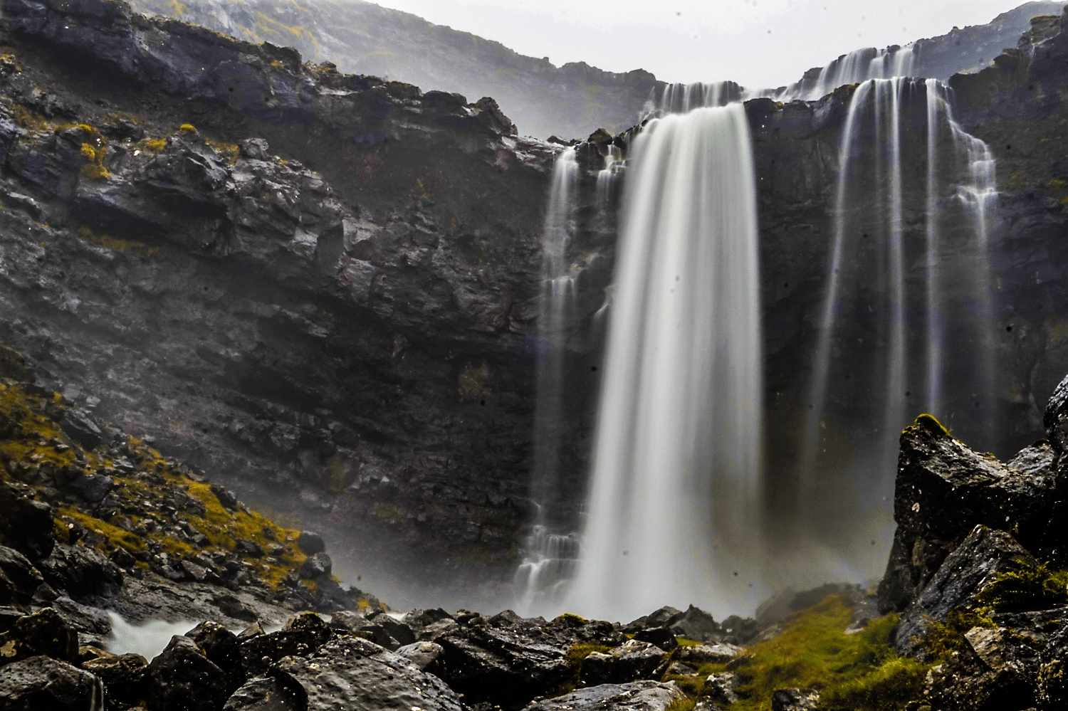 Wasserfall Fossá, Färöer Inseln