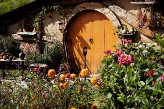 Titelbild aus dem Hobbiton Movie Set