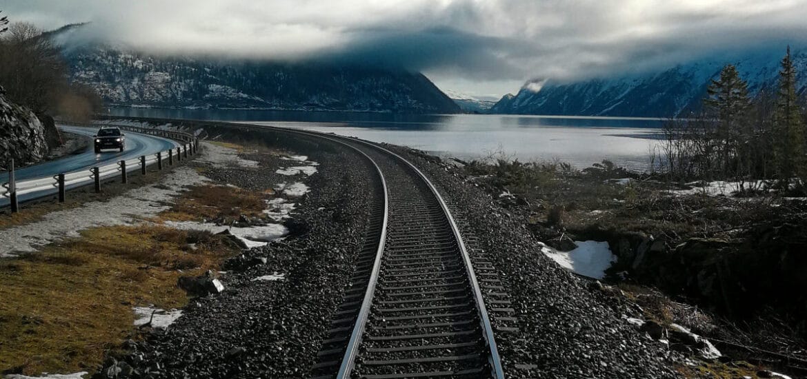 Zugstrecke in Norwegen